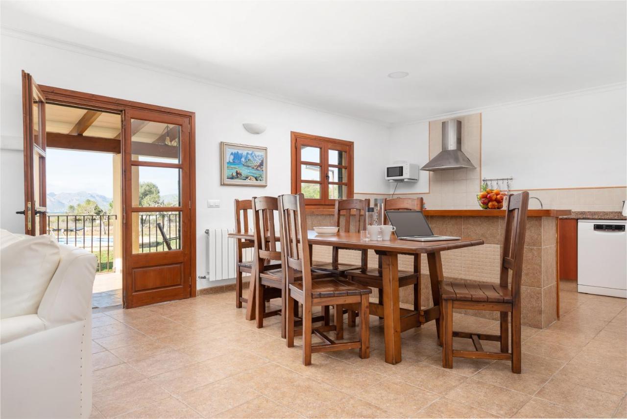 Villa Pou d,Ambroitx, pool&sea views in Alcudia Esterno foto