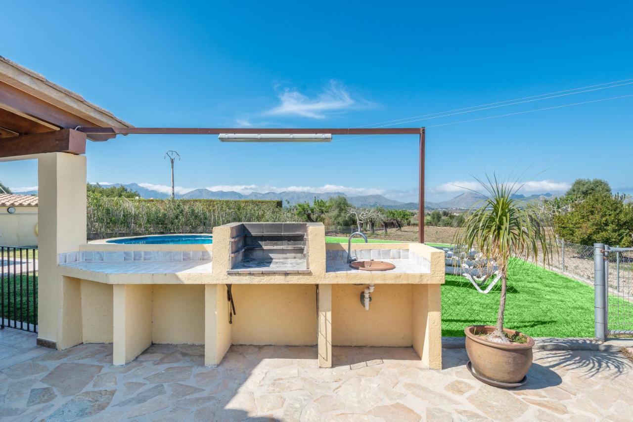 Villa Pou d,Ambroitx, pool&sea views in Alcudia Esterno foto